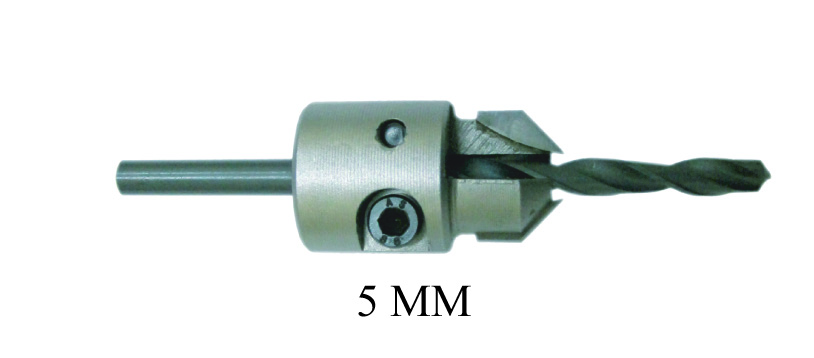 CSK CUTTER WITH DRILL BIT 5MM