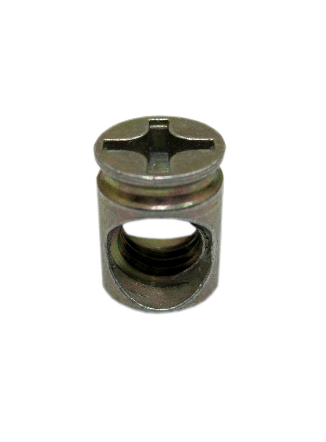 BARREL NUT CROSS HEAD 6 X 10 X 12MM YZP