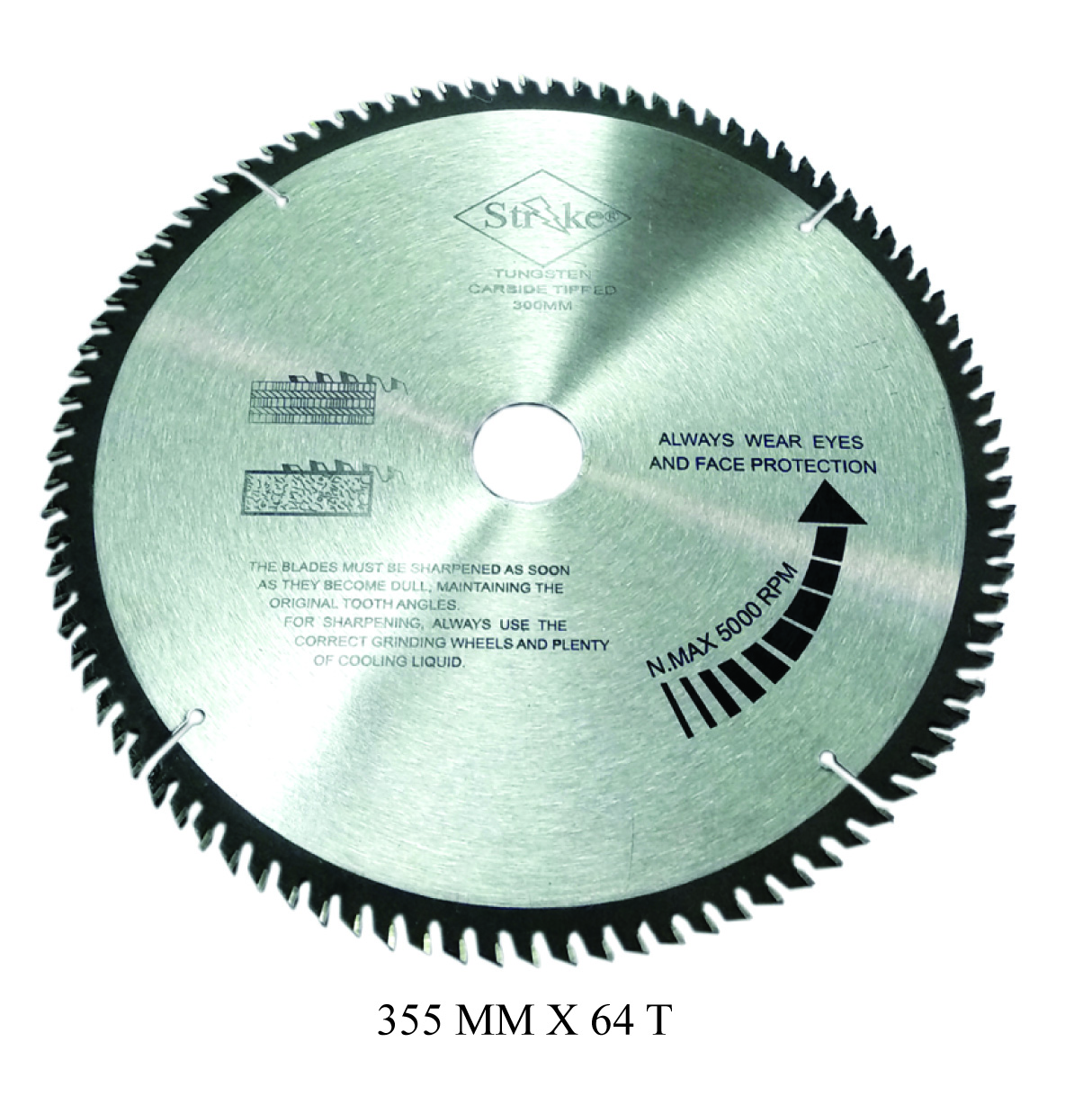 STRIKE CIRCULAR SAW 355MM X 64T