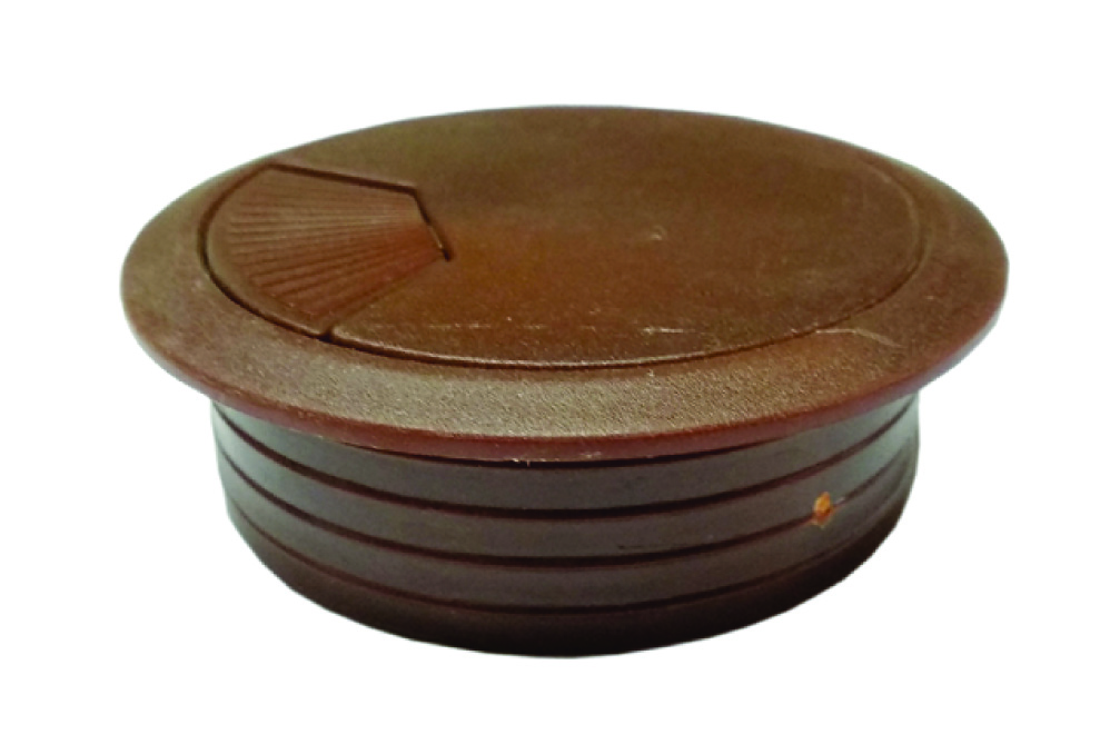 PVC WIRE CAP 80MM SPR 8016 BROWN