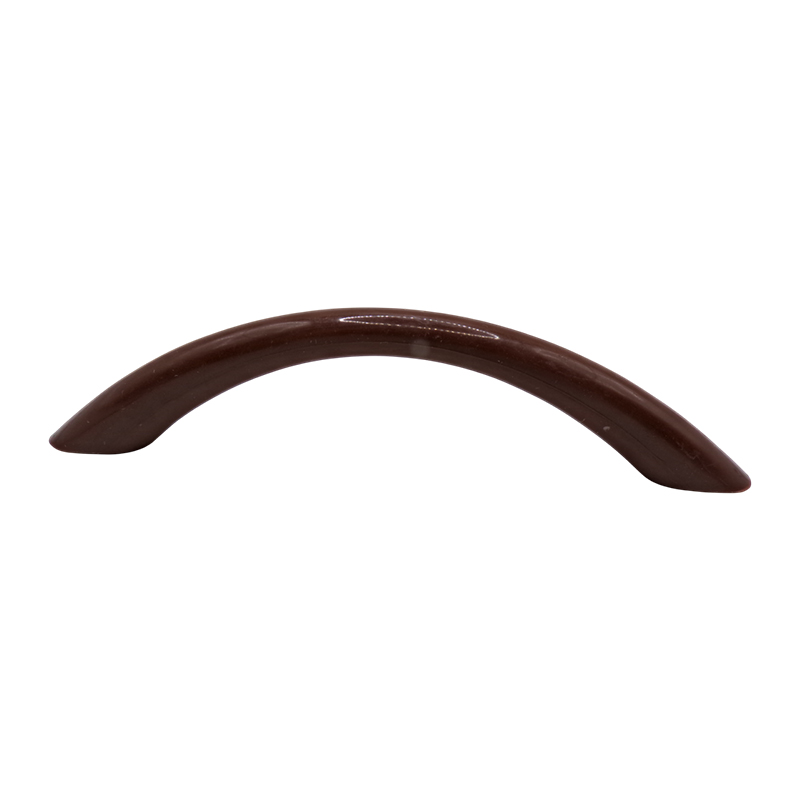 PVC C SHAPE HANDLE 96MM BROWN 8016 IP01