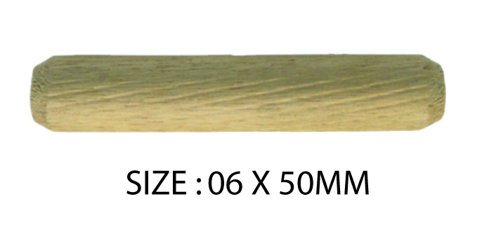 WOODEN DOWEL SPR 06 X 50MM IJ01