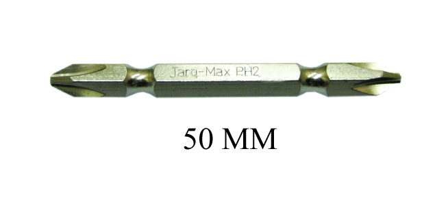 TARQ-MAX SCREW BIT CHROME 50MM PH2-PH2 IA02