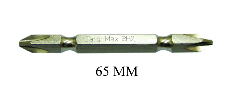 TARQ-MAX SCREW BIT CHROME 65MM PH2-PH2 IA02