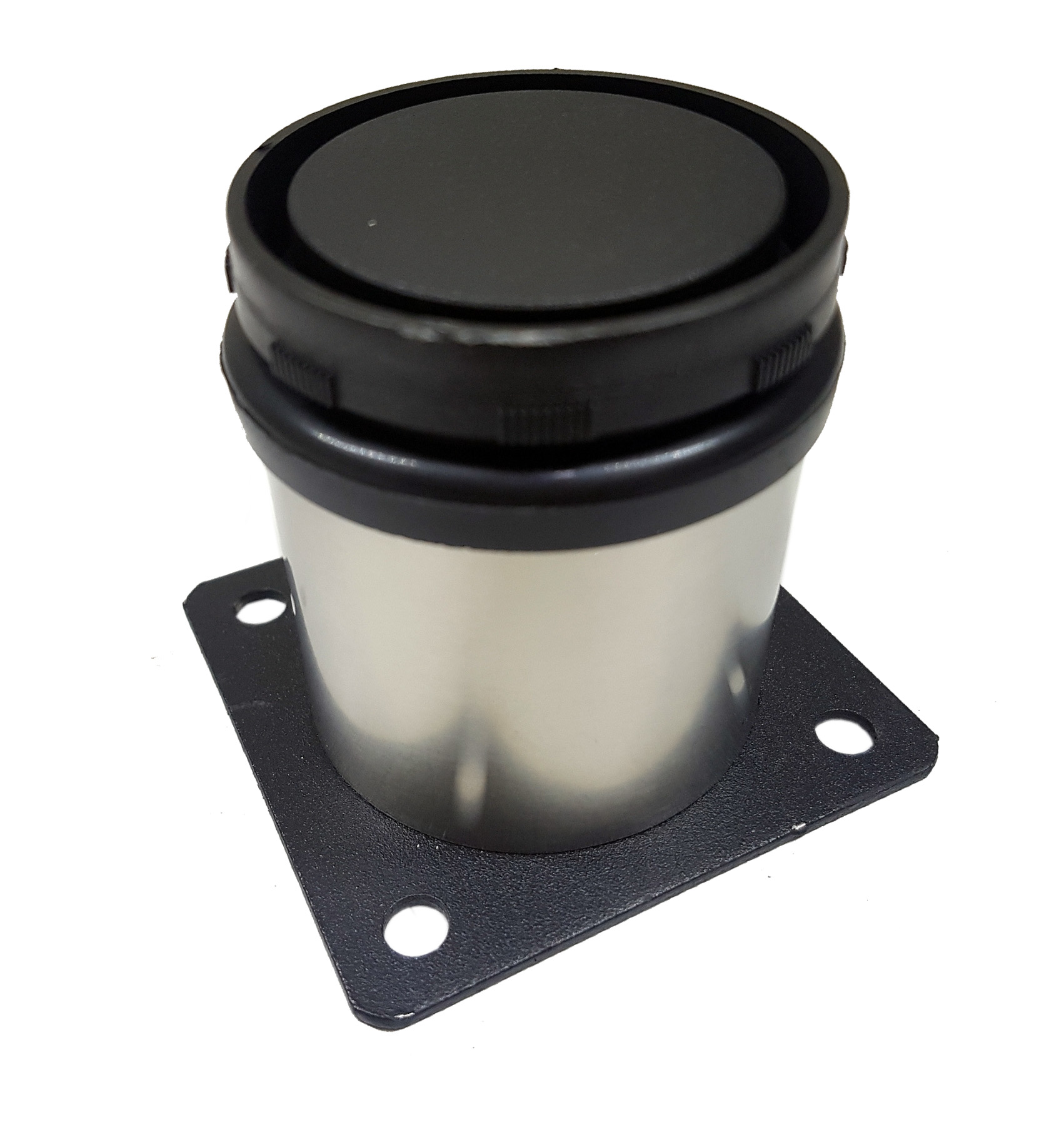 STEEL ADJUSTABLE LEG 60MM SATIN ID01