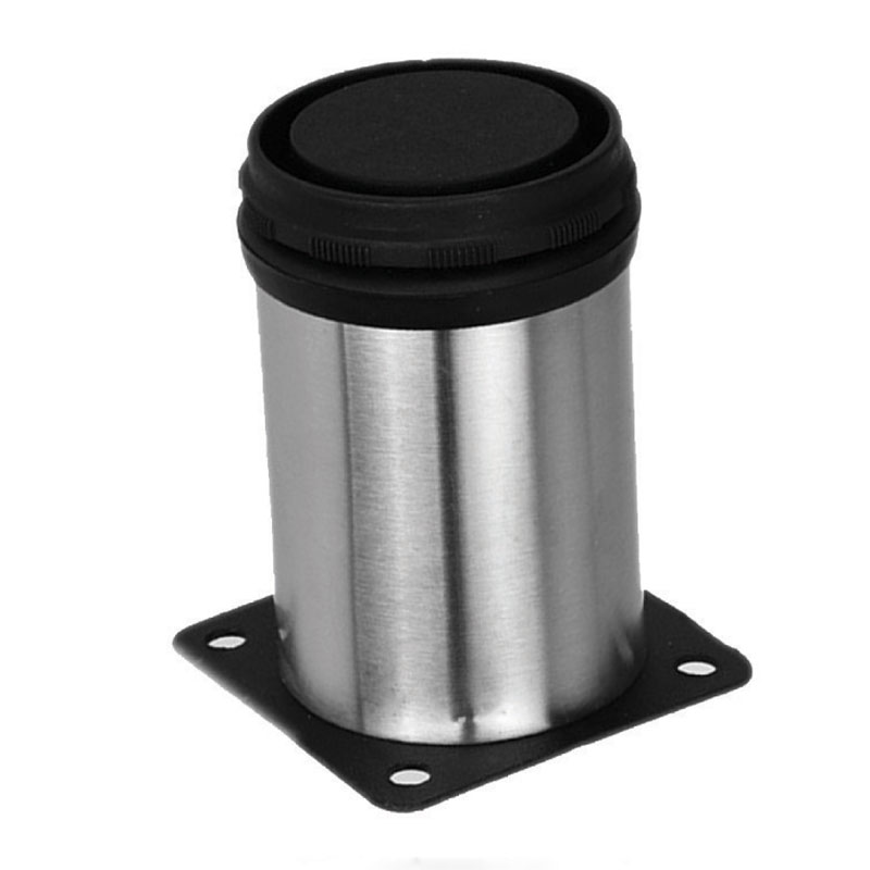 STEEL ADJUSTABLE LEG 200MM SATIN NORMAL