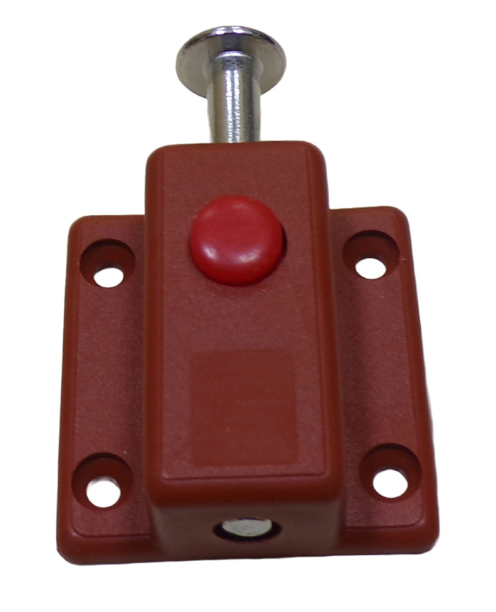 WINDOW DOOR SPRING LATCH BOLT LB15 BROWN