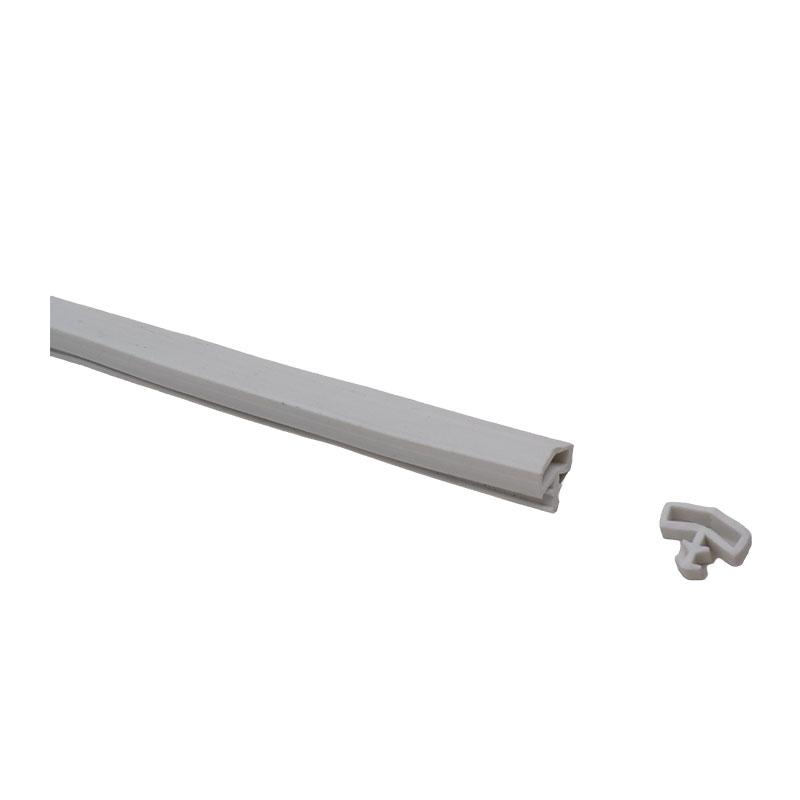 PVC SOFT DOOR SEAL PENTAGONAL WHITE 12MM 100MTR