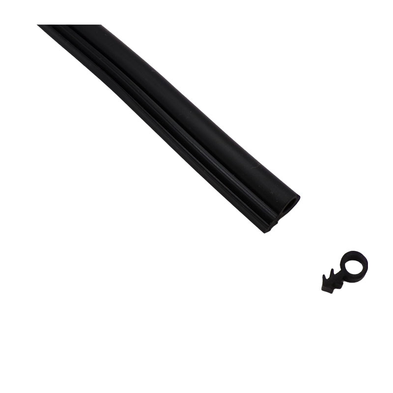 PVC SOFT DOOR SEAL ROUND BLACK 6MM 100MTR