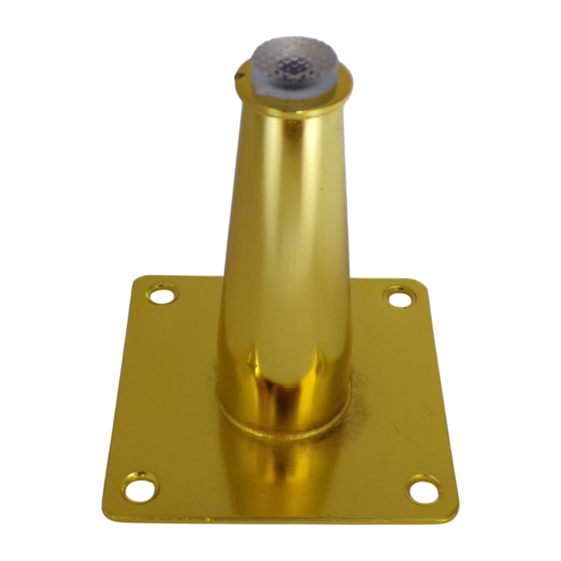 TUBULAR SOFA LEG STRAIGHT GOLDEN 120MM