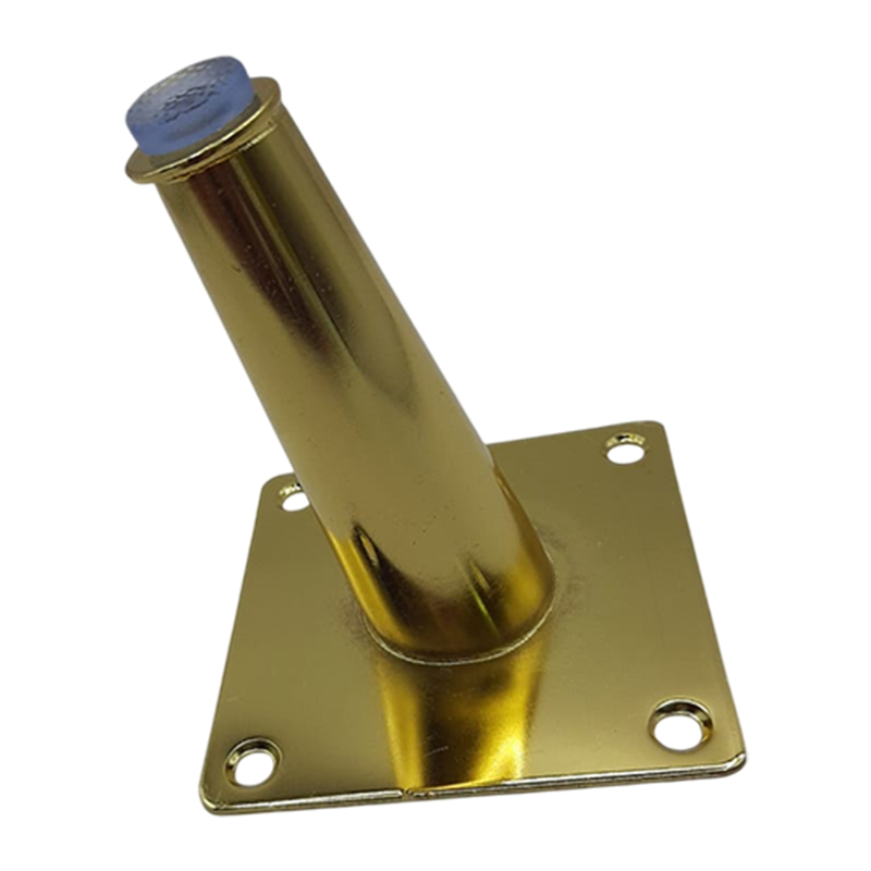 TUBULAR SOFA LEG INCLINED GOLDEN 150MM