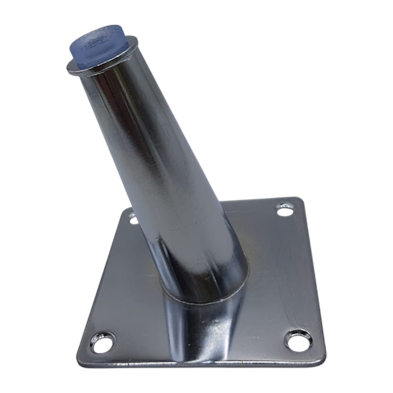 TUBULAR SOFA LEG INCLINED CHROME 120MM