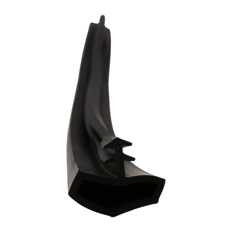 PVC SOFT DOOR SEAL PENTAGONAL BLACK 12MM 100MTR