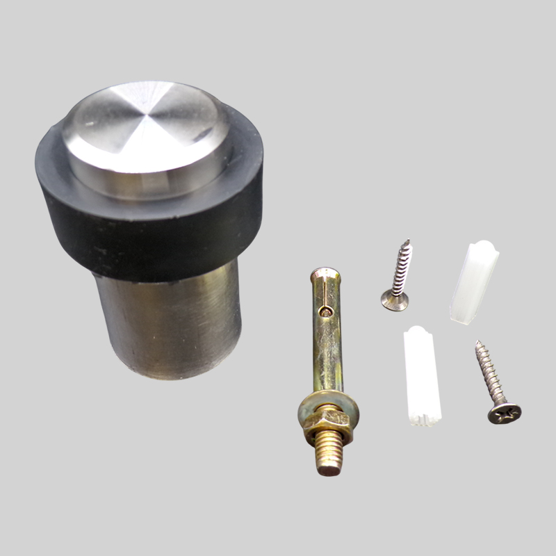 DOOR STOPPER CYLINDRICAL WITH RUBBER SN MEDIUM