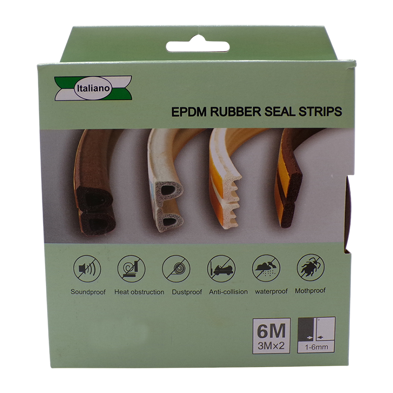 WINDOW RUBBER SEAL TYPE D BROWN