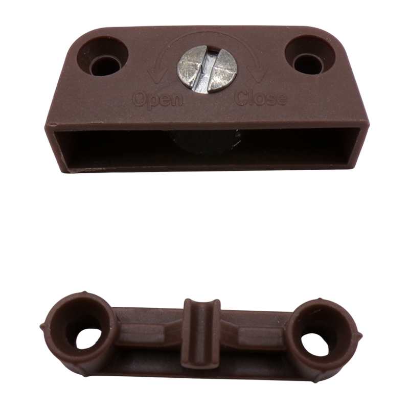 PVC HALF ROUND KD FITTING BROWN
